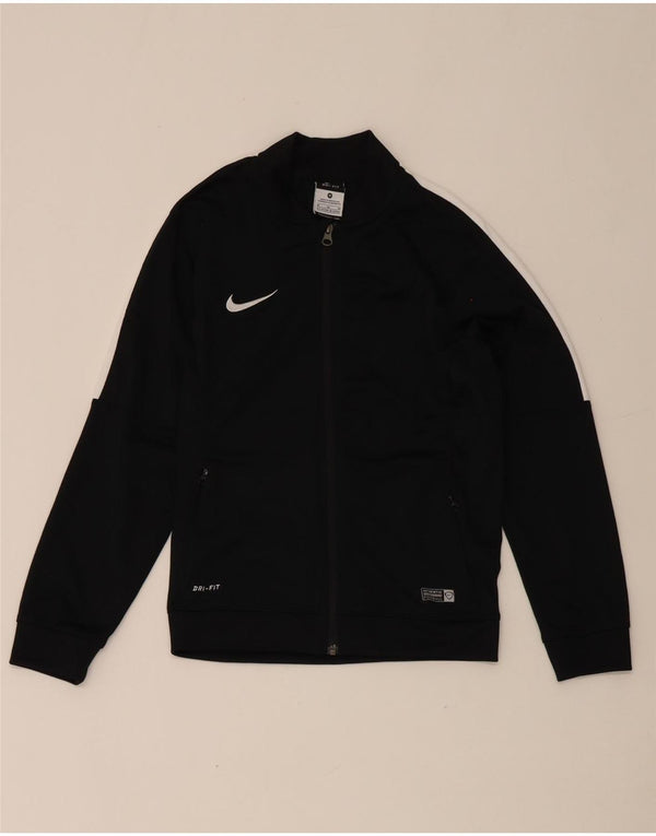 Veste de survêtement Nike Dri Fit pour garçon 10-11 ans Noir moyen colour block