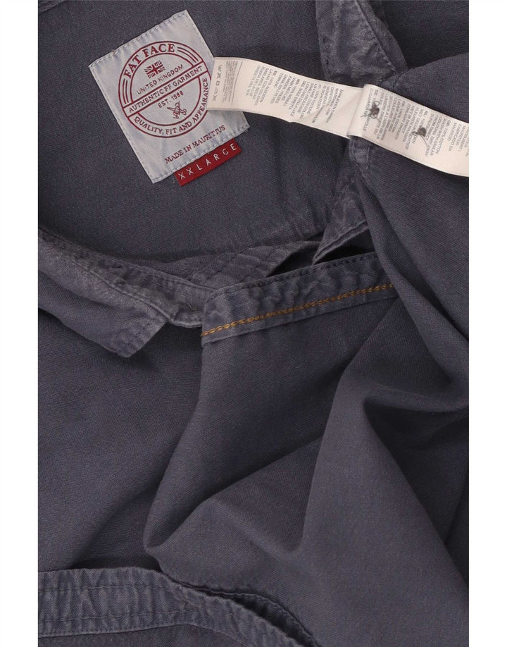 Chemise Homme Fat Face 2XL Coton Bleu Marine