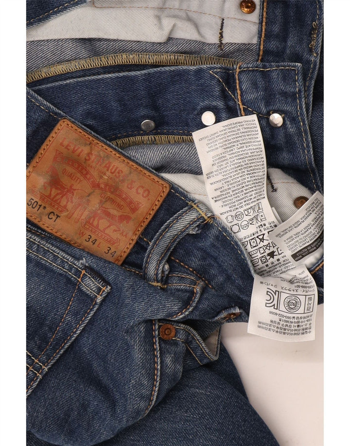 Levi's Jean Droit 501 Homme Bleu W34 L27 Coton