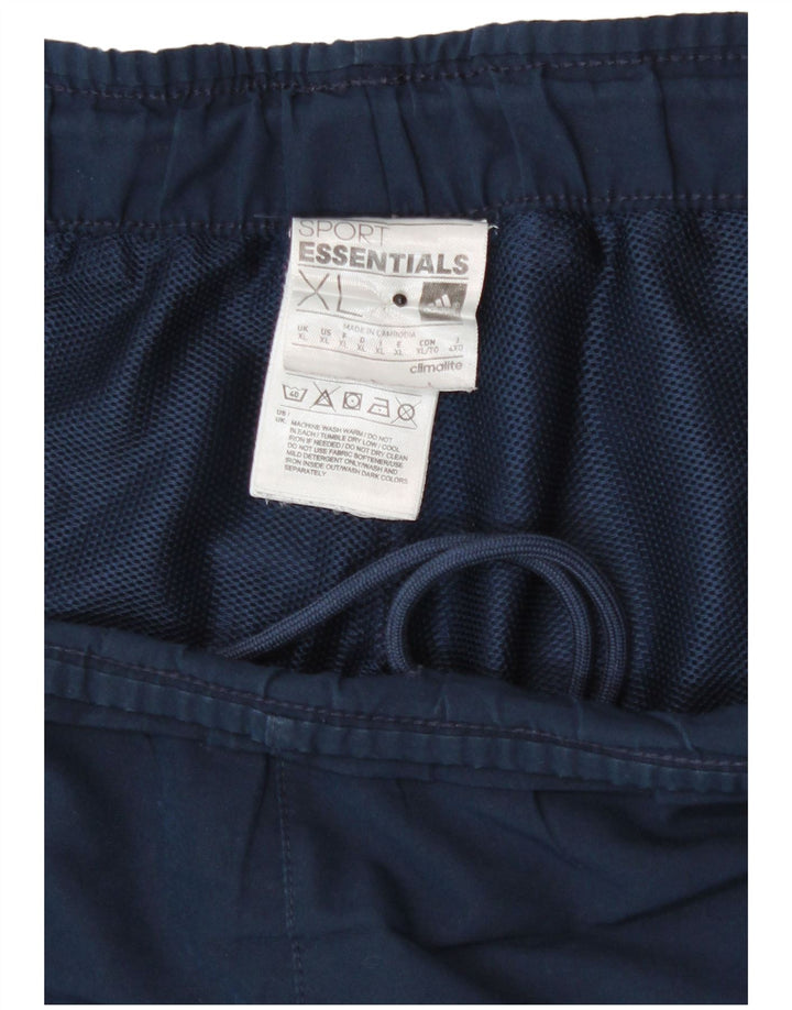Adidas Hommes Climalite Sport Shorts XL Bleu Marine Polyester