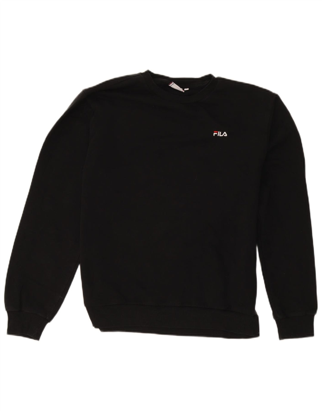 Fila Sweat-shirt pour homme en coton noir moyen