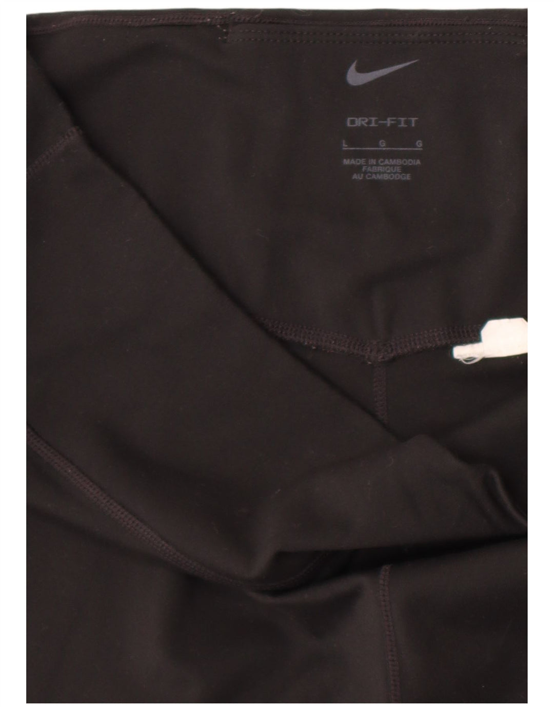 Nike Legging court Dri Fit pour femme UK 14 Large Noir