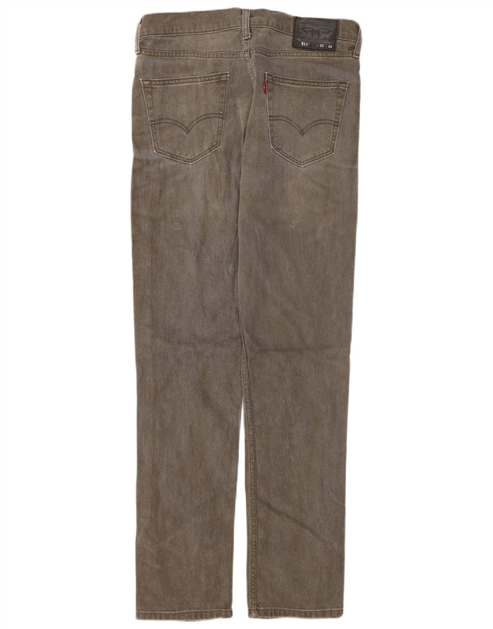 Levi's Jean Slim 511 Homme W32 L34 Gris Coton