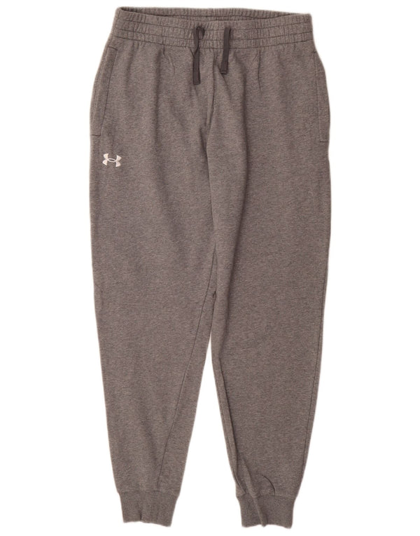 UNDER ARMOUR Pantalon de survêtement pour femme Joggers UK 14 Large Gris Coton