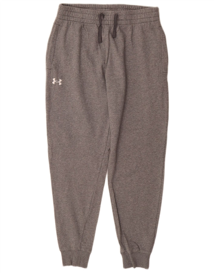 UNDER ARMOUR Pantalon de survêtement pour femme Joggers UK 14 Large Gris Coton