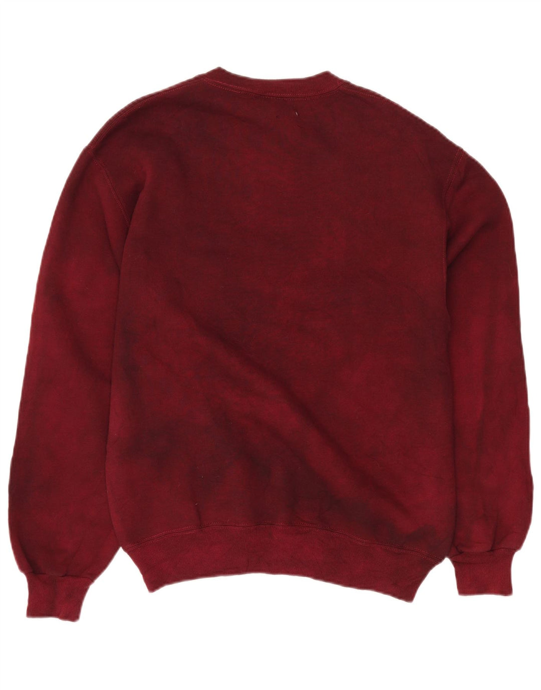 RUSSELL ATHLETIC Sweat-shirt pour homme en coton tie-dye bordeaux moyen