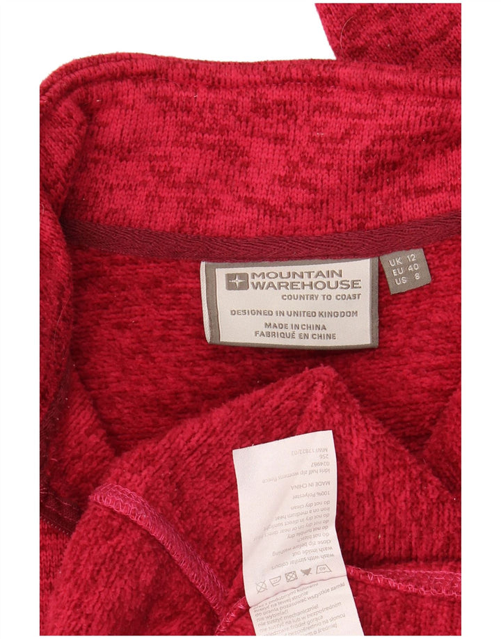Mountain Warehouse Sweat-shirt pour femme UK 12 Rose moyen moucheté