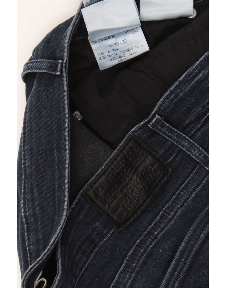Levi's Jean Slim 712 Femme W30 L29 Bleu Marine Coton