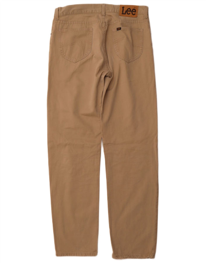 Lee Pantalon décontracté fuselé pour homme W34 L34 Beige Coton