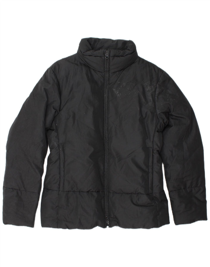 SISLEY Veste matelassée pour femme UK 44 Medium Noir Polyester