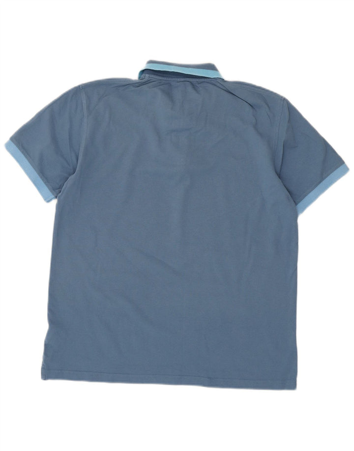 Sun68 Polo Homme Grand Bleu Coton