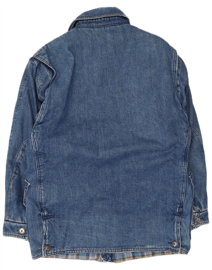 POP 84 Manteau en jean Sherpa pour homme UK 36 Petit Bleu Polyester