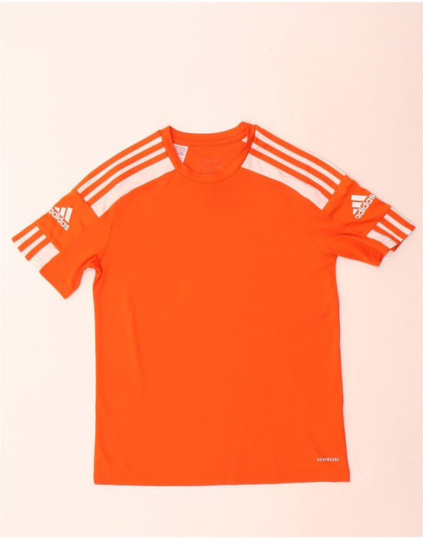 Adidas Garçon Aeroready Graphic T-Shirt Top 13-14 ans Orange Polyester