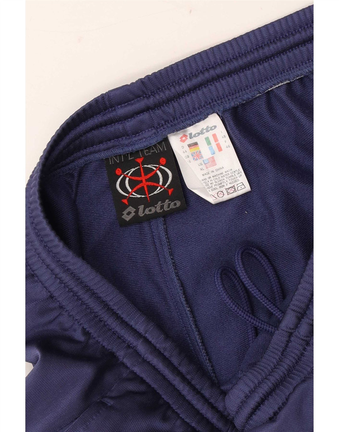Lotto Pantalon de survêtement pour femme UK 16 Large Bleu marine Polyester