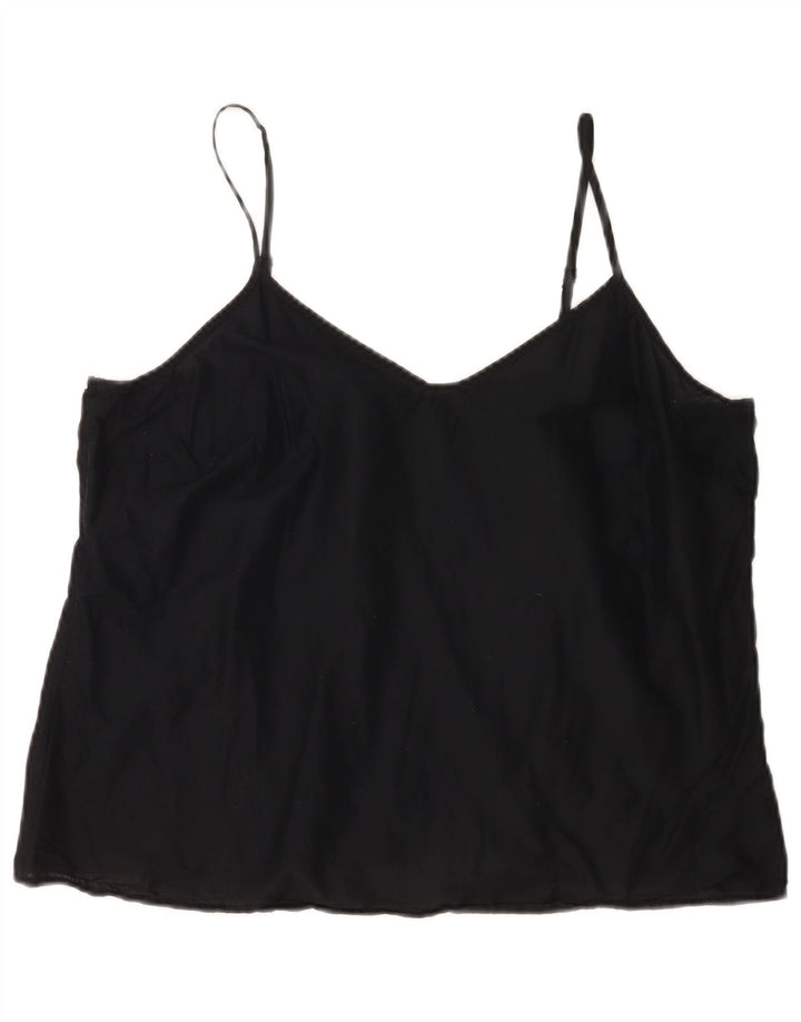 Marks & Spencer Débardeur pour femme UK 16 Large Noir Coton