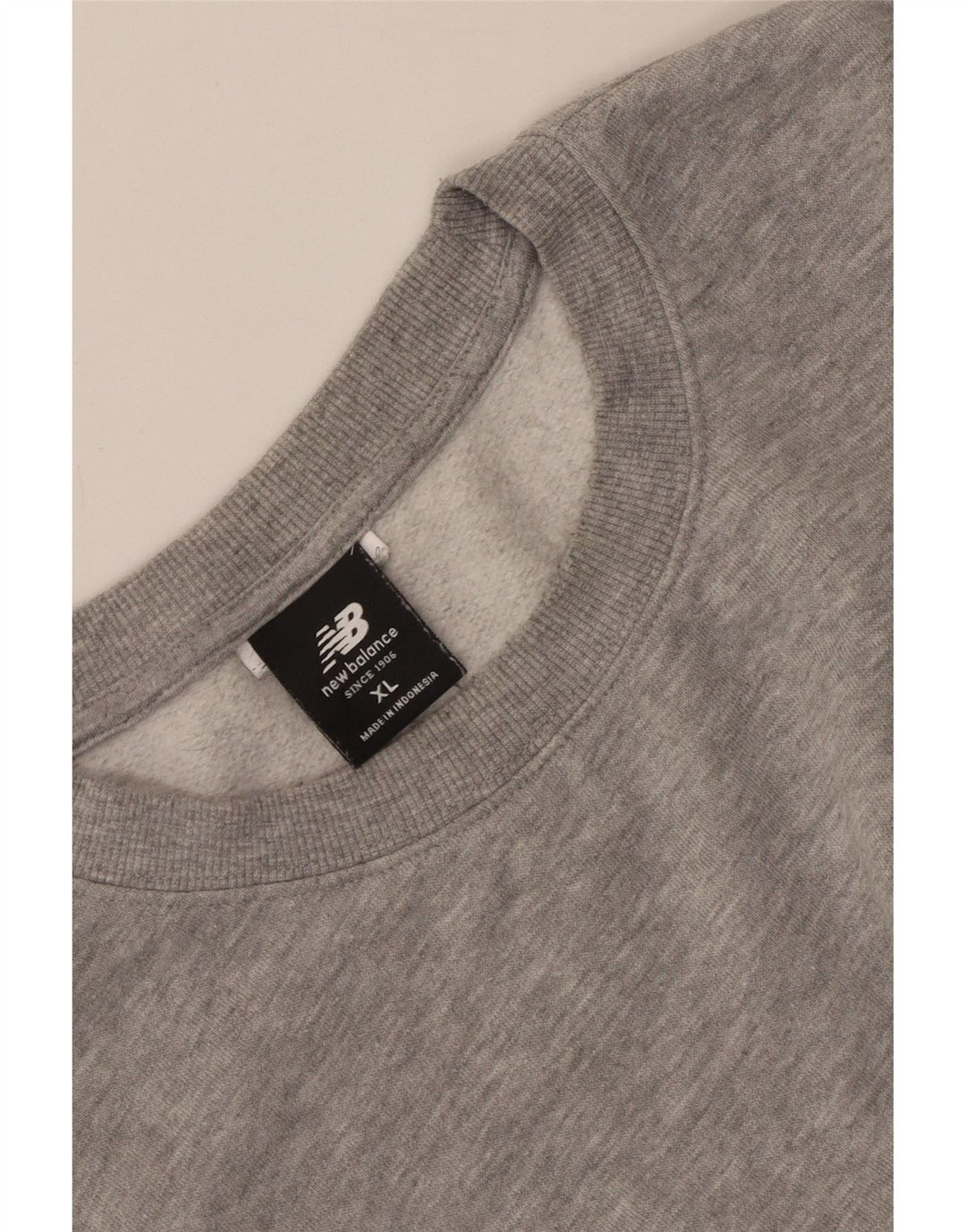 New Balance Sweatshirt Jumper XL Gris Moucheté