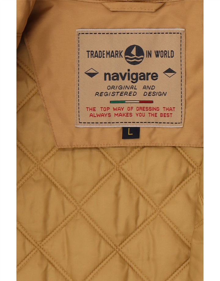 Navigare Veste matelassée pour homme UK 40 Large Beige