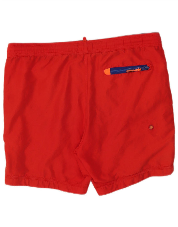 Superdry Short de Bain Graphique Homme Rouge Moyen Polyester