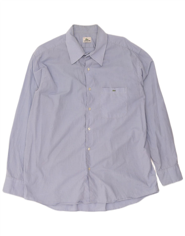 Lacoste Chemise Homme Taille 46 2XL Bleu