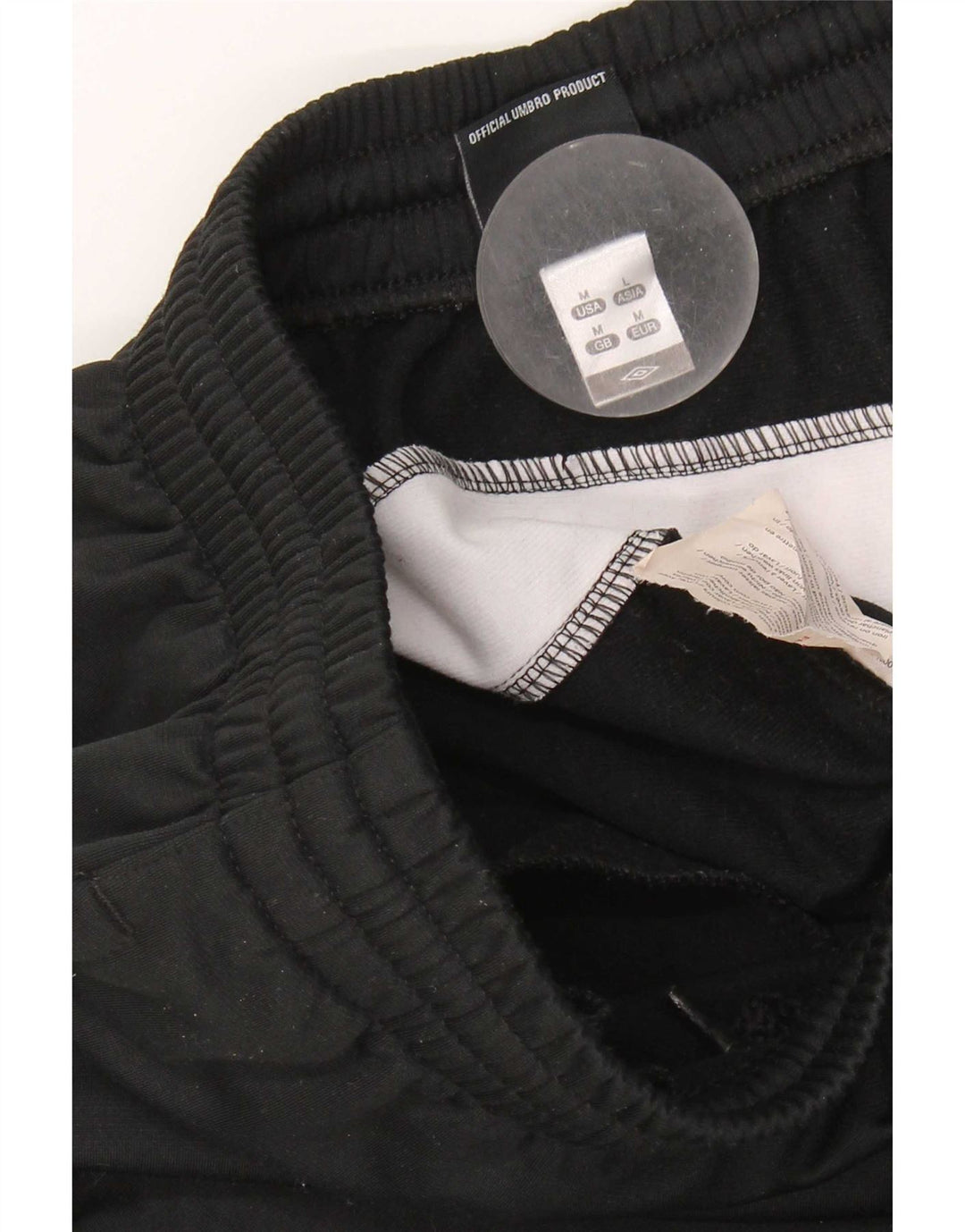 Umbro Pantalon de Survêtement Joggers Homme Noir Moyen Polyester Colorblock
