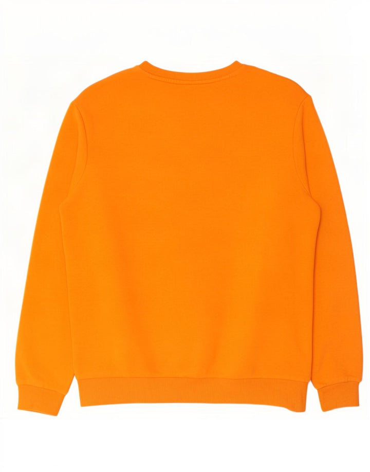 Puma Sweat-Shirt Graphique Homme Orange Moyen Coton