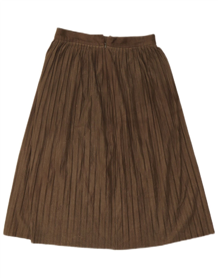 Zara Femme Jupe A-Line Small W26 Kaki Polyester