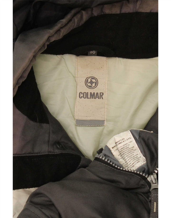 Colmar Veste de ski à capuche pour homme EU 50 Gris moyen Colourblock Polyamide