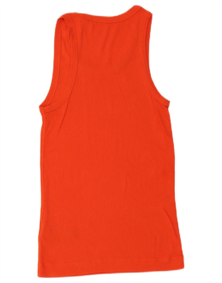 Cos Débardeur Garçon 7-8 Ans Petit Orange Coton