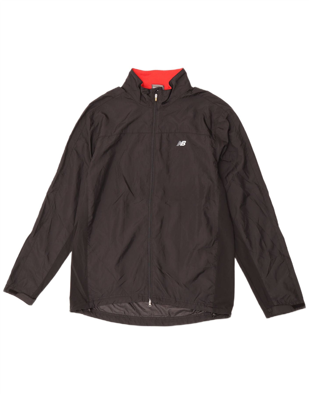 New Balance Veste de survêtement pour homme Large Noir Polyester