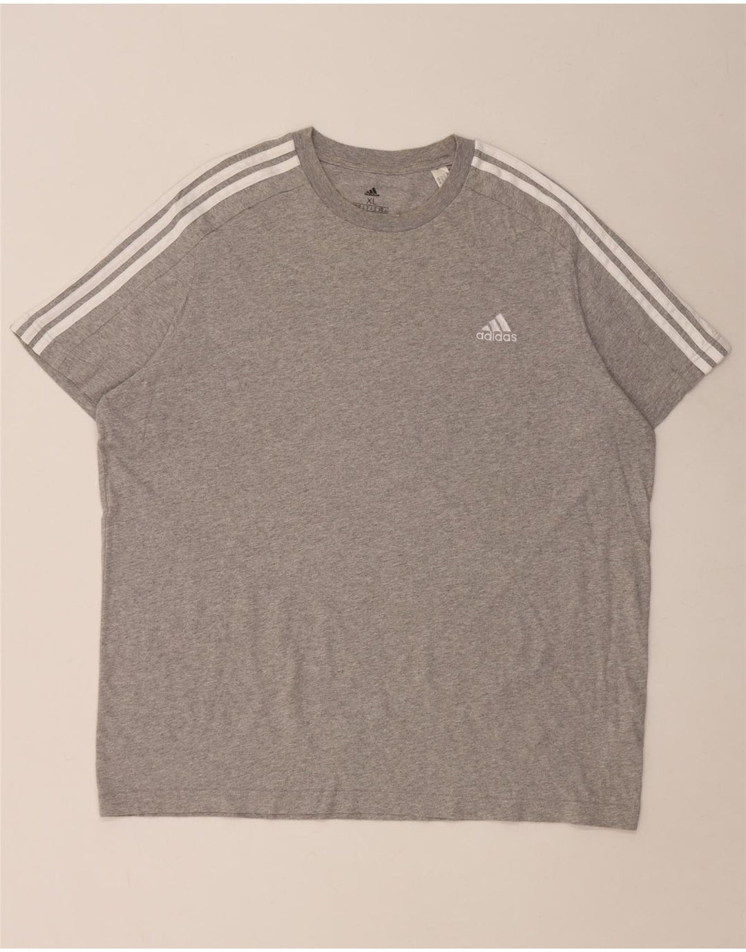 Adidas T-Shirt Homme Top XL Gris Coton