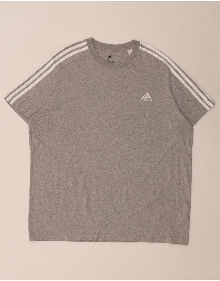Adidas T-Shirt Homme Top XL Gris Coton