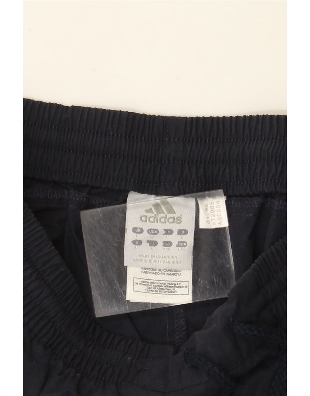 ADIDAS Pantalon de Survêtement Homme Large Bleu Marine Coton