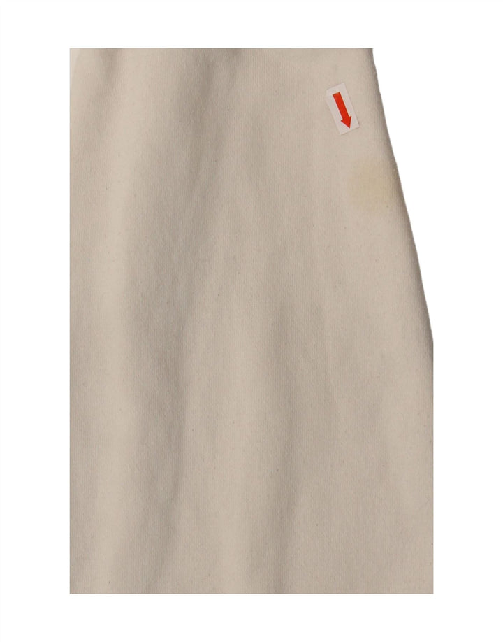 RUSSELL ATHLETIC Pull à capuche graphique pour homme en coton blanc moyen