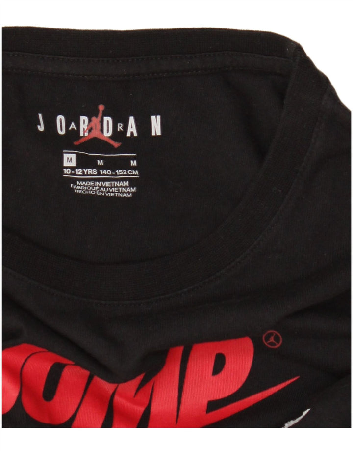 Jordan Haut graphique à manches longues pour garçon 10-11 ans Noir moyen