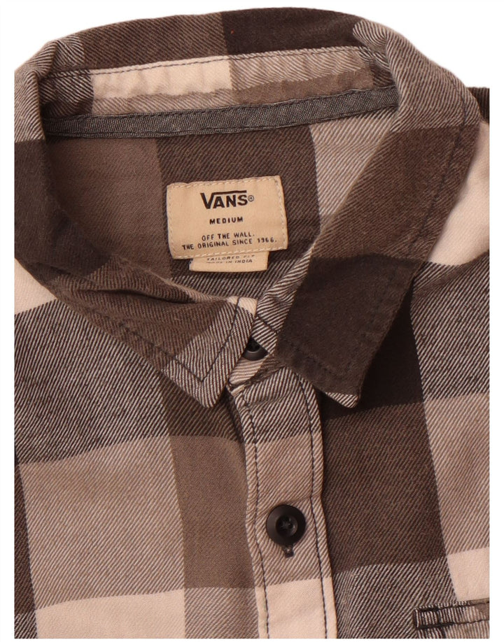 Vans Chemise en flanelle homme gris moyen vichy