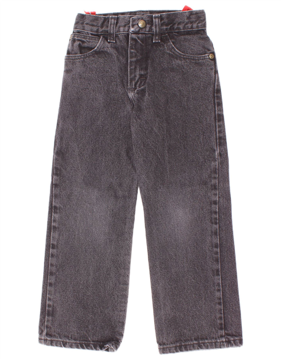 Wrangler Jeans Slim Garçon 7-8 ans W22 L20 Gris Coton