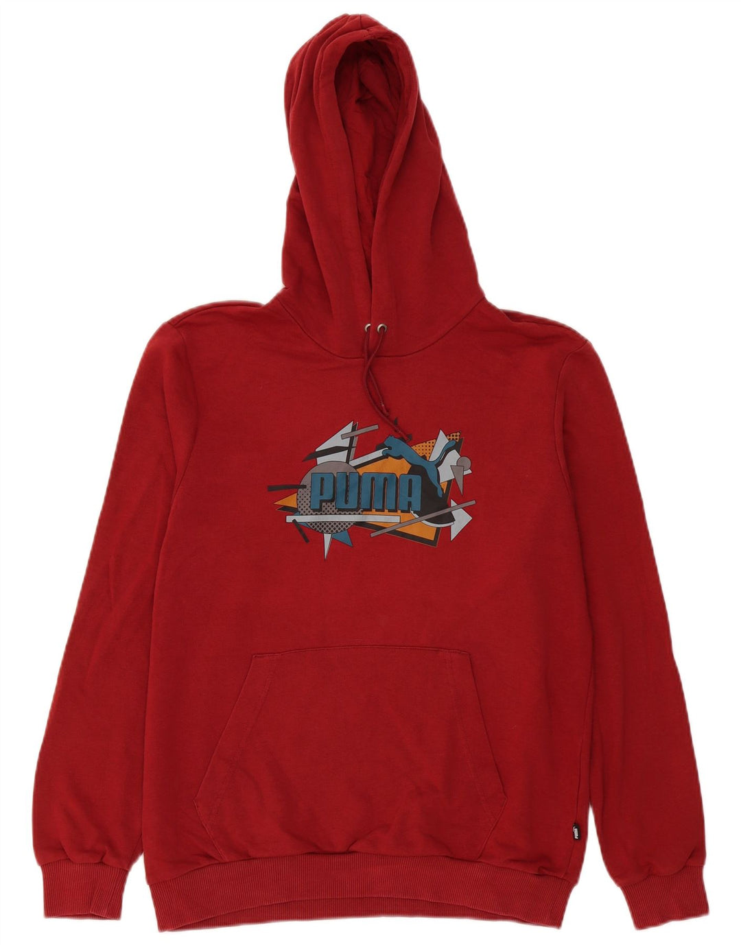 Puma Pull à Capuche Graphique Homme Bordeaux Moyen