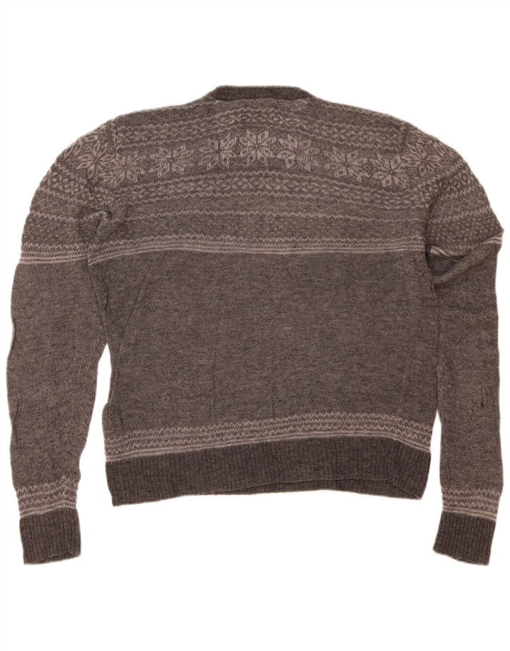 Marks & Spencer Pull ras du cou pour femme UK 14 Gris moyen
