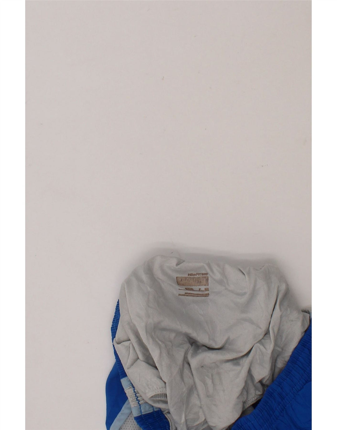 NIKE Boys Sport Shorts 7-8 Years Small  Blue Colourblock Vintage Nike and Second-Hand Nike from Messina Hembry 