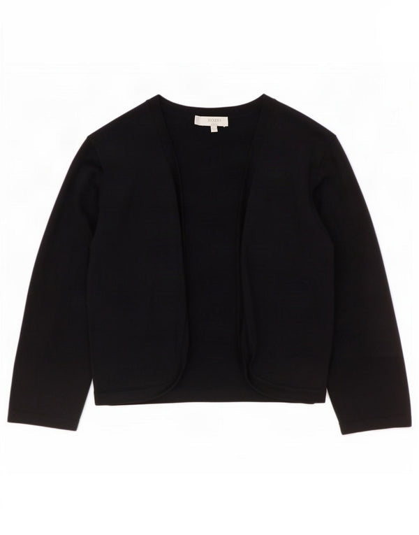 Hobbs Cardigan court à manches 3/4 pour femme UK 16 Large Noir Modal