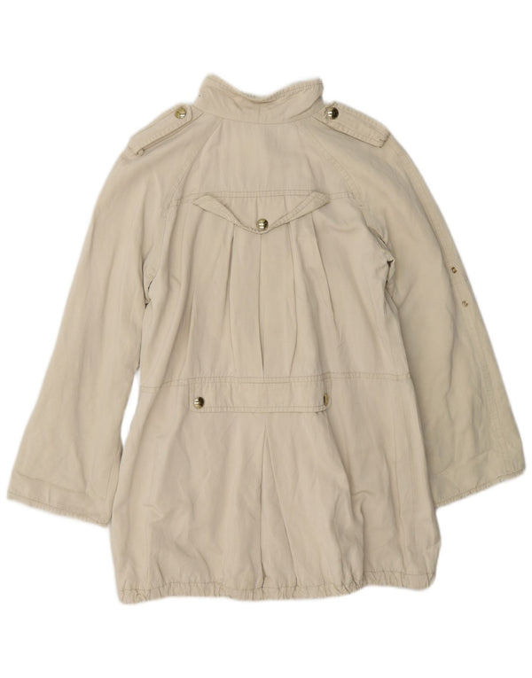 Elisabetta Franchi Veste Militaire Femme IT 46 Large Blanc Cassé