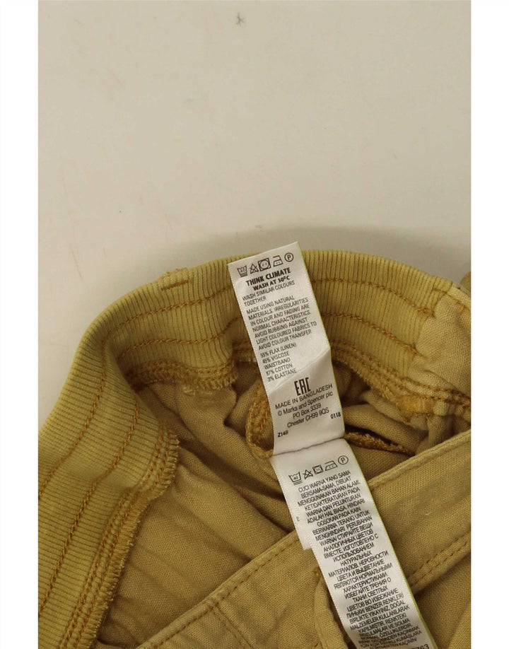 Marks & Spencer Short pour femme UK 16 Large W34 Lin kaki