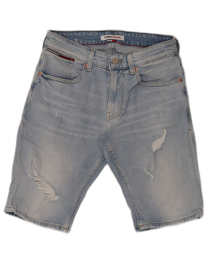 TOMMY HILFIGER Short en Jean Ronnie Coupe Relax Homme W29 Petit Bleu
