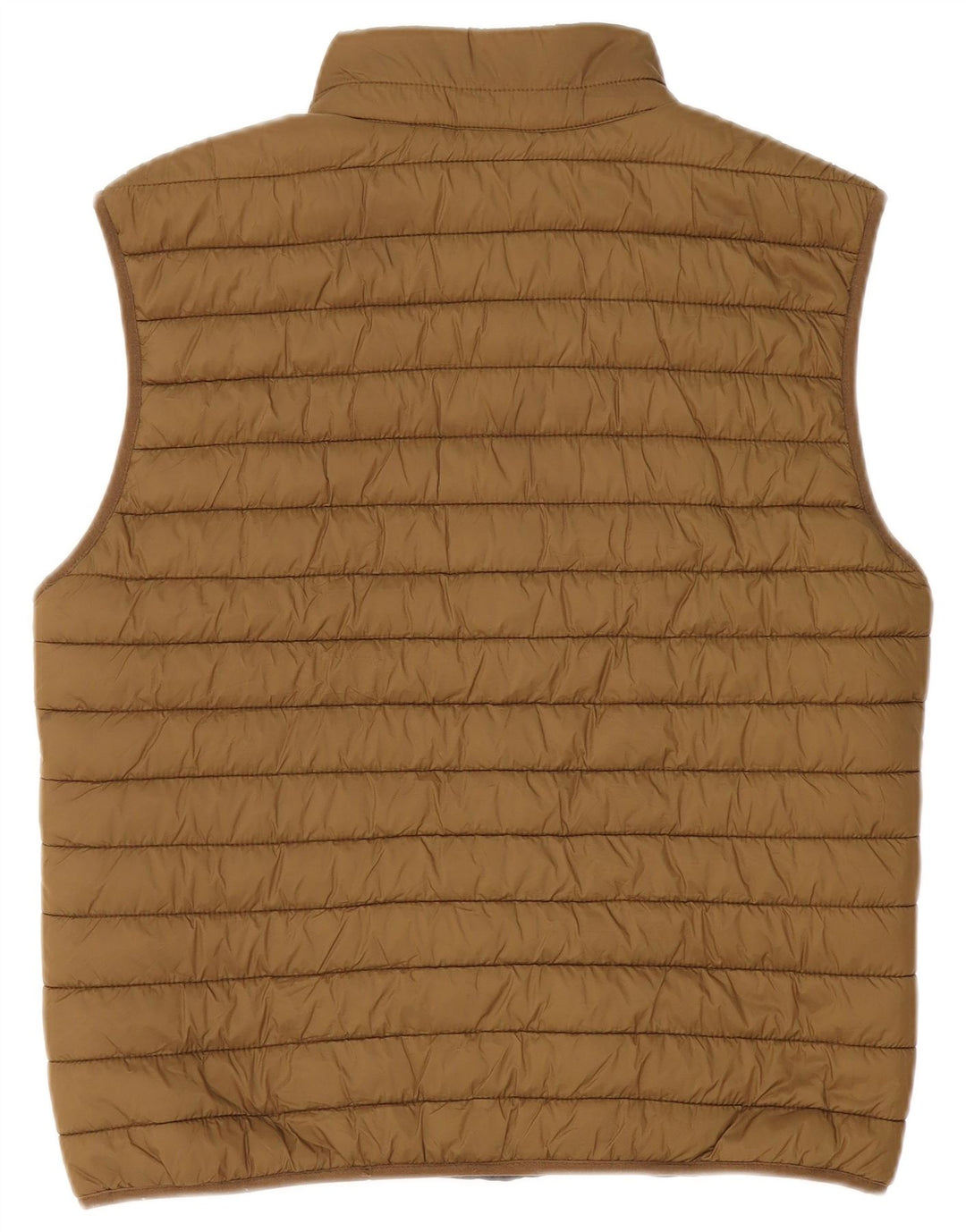 Zara Gilet rembourré pour homme UK 40 Large Kaki Polyester