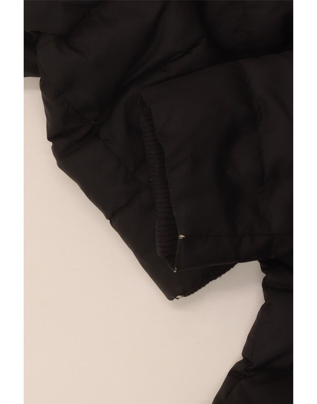 Tommy Hilfiger Manteau rembourré à capuche pour femme UK 10 Petit Noir Polyester