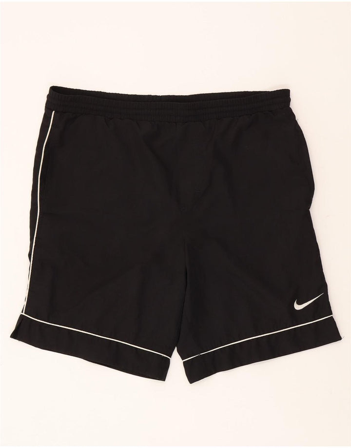 Short de sport Nike pour hommes, petit, noir, polyester