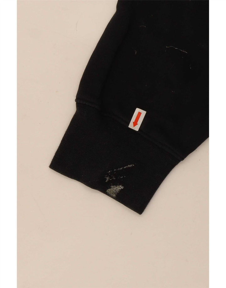 Nike Pull à capuche pour homme en coton noir Taille L