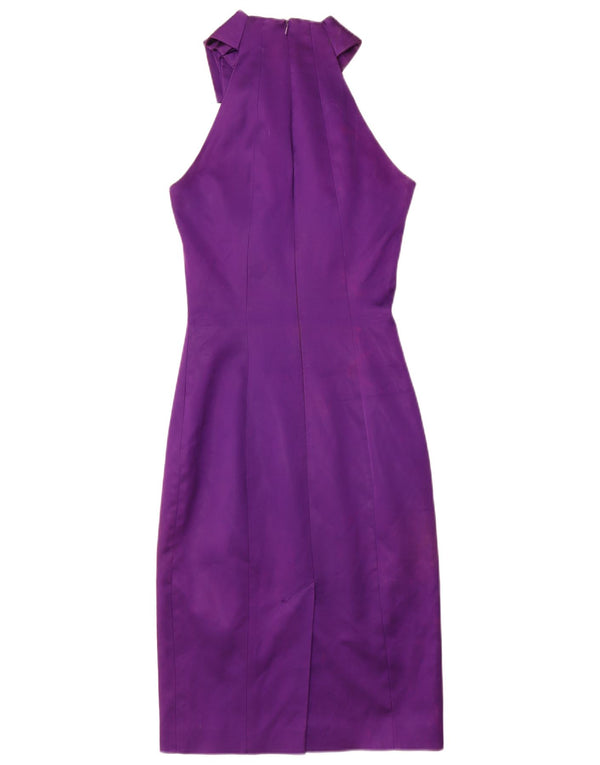 Karen Millen Robe dos nu pour femme UK 8 Small Violet