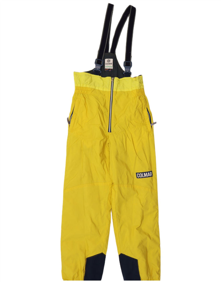 Colmar Pantalon de Ski Salopette Homme IT 48 Jaune Moyen Colourblock