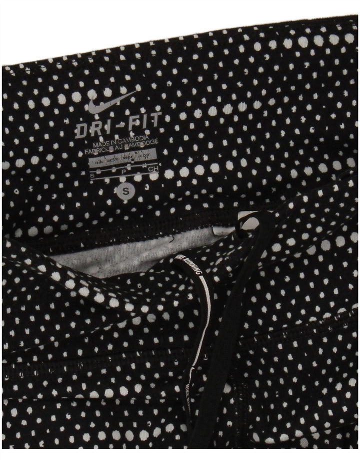 Nike Legging Dri Fit pour femme UK 10 Petit Noir à pois